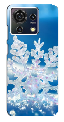 Чехол с картинкой "Яркая снежинка" для ZTE Blade V50 Vita