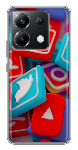 Чехол с картинкой "3Д эффект" для Xiaomi POCO X6 5G