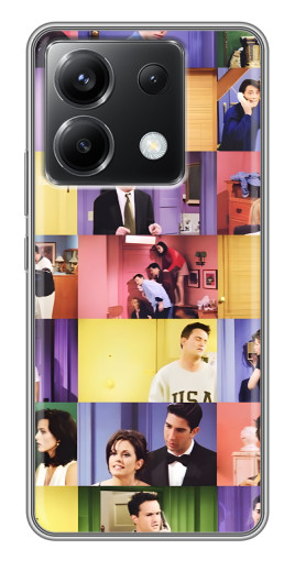 Чехол с принтом "Актеры Друзья" для Xiaomi POCO X6 5G
