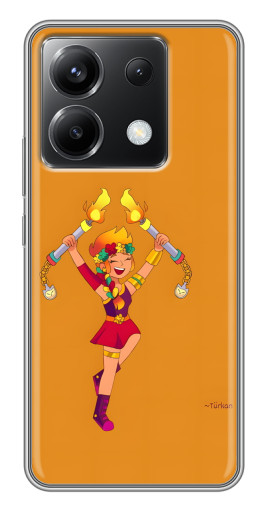 Чехол с картинкой "Амбер ликует" для Xiaomi POCO X6 5G