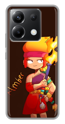 Чехол с принтом "Amber с факелом" для Xiaomi POCO X6 5G