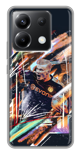 Чехол с картинкой "АРТ Haaland" для Xiaomi POCO X6 5G