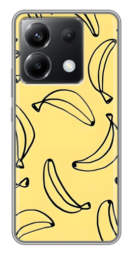 Чехол с принтом "Бананчики" для Xiaomi POCO X6 5G