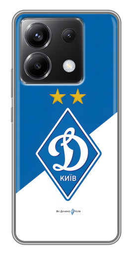 Силиконовый чехол с изображением "Бело-синий Динамо" для Xiaomi POCO X6 5G