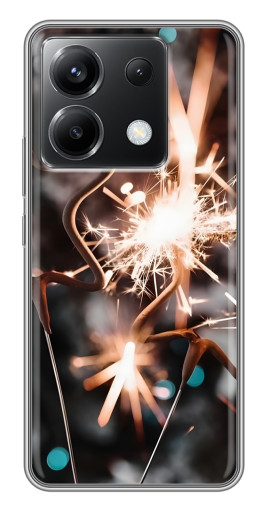 Силиконовый чехол с изображением "Бенгальские огни" для Xiaomi POCO X6 5G