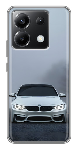 Силиконовый чехол с изображением "БМВ в тумане" для Xiaomi POCO X6 5G