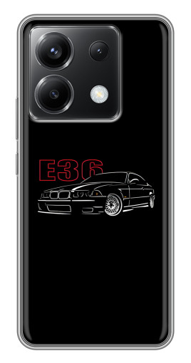 Чехол с картинкой "BMW E36" для Xiaomi POCO X6 5G
