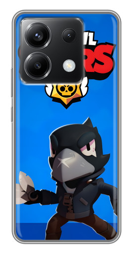 Силиконовый чехол с изображением "Боевой Crow" для Xiaomi POCO X6 5G