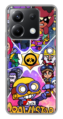 Силиконовый чехол с изображением "Brawl заставка" для Xiaomi POCO X6 5G