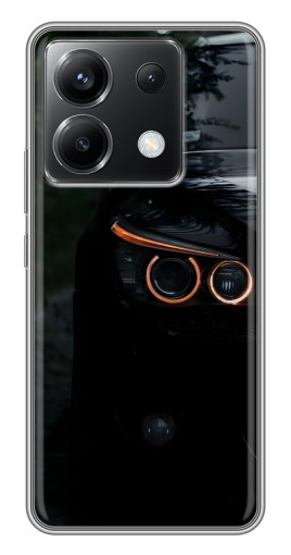Силиконовый чехол с изображением "Черный БМВ" для Xiaomi POCO X6 5G