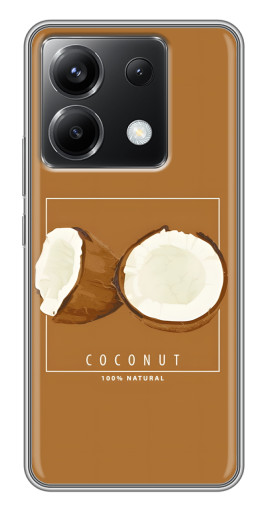 Силиконовый чехол с изображением "Coconut" для Xiaomi POCO X6 5G