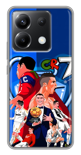 Чехол с картинкой "CR7" для Xiaomi POCO X6 5G