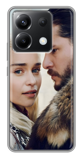 Чехол с картинкой "Дейнерис и Сноу" для Xiaomi POCO X6 5G