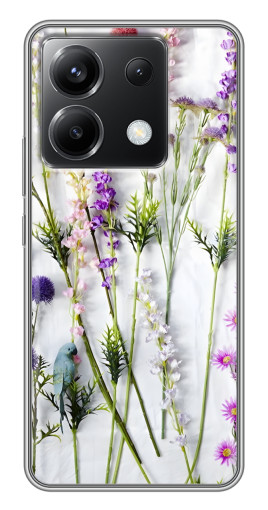 Чехол с картинкой "Фон полевых цветов" для Xiaomi POCO X6 5G