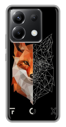 Чехол с принтом "Fox" для Xiaomi POCO X6 5G