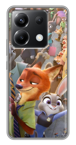 Чехол с принтом "Герои Зверополис" для Xiaomi POCO X6 5G
