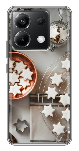 Силиконовый чехол с изображением "Имбирные звездочки" для Xiaomi POCO X6 5G