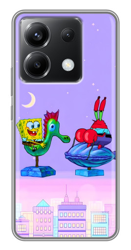 Чехол с печатью "Крабс и Спанч Боб" для Xiaomi POCO X6 5G