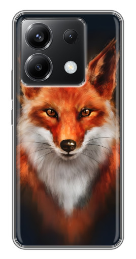 Силиконовый чехол с изображением "Красивая лиса" для Xiaomi POCO X6 5G