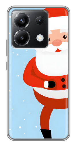 Чехол с печатью "Крутой Дед Мороз" для Xiaomi POCO X6 5G