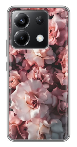 Чехол с принтом "Куст роз" для Xiaomi POCO X6 5G