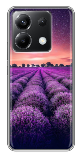 Чехол с печатью "Лавандовое поле" для Xiaomi POCO X6 5G