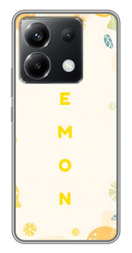 Силиконовый чехол с изображением "Lemon" для Xiaomi POCO X6 5G