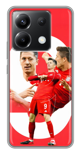 Силиконовый чехол с изображением "Левандовски" для Xiaomi POCO X6 5G