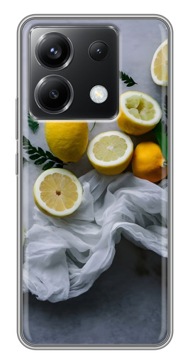 Чехол с картинкой "Лимонное настроение" для Xiaomi POCO X6 5G