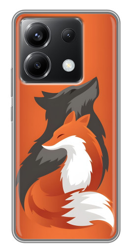Чехол с принтом "Лиса ART" для Xiaomi POCO X6 5G