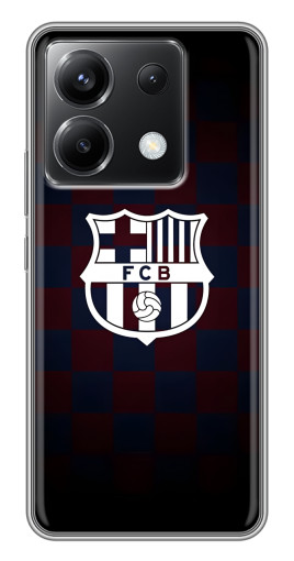 Чехол с принтом "Лого FCB" для Xiaomi POCO X6 5G