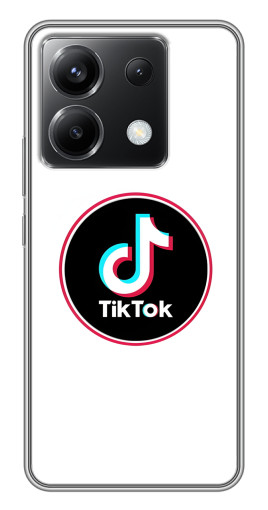Чехол с принтом "Лого Тик Ток" для Xiaomi POCO X6 5G