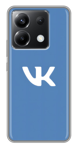 Чехол с картинкой "Лого ВК" для Xiaomi POCO X6 5G
