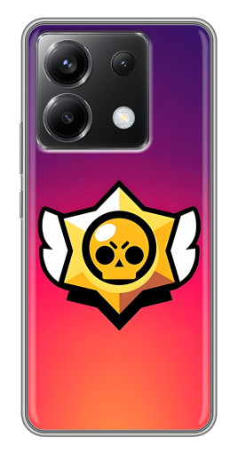 Чехол с принтом "Логотип Brawl Stars" для Xiaomi POCO X6 5G