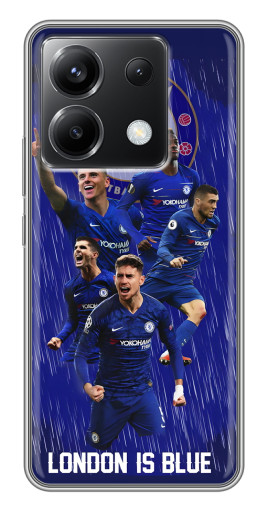 Силиконовый чехол с изображением "London is Blue" для Xiaomi POCO X6 5G