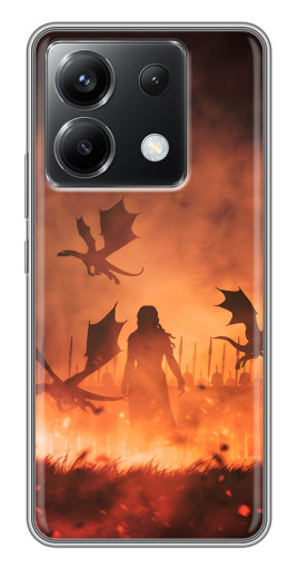Силиконовый чехол с изображением "Мать драконов" для Xiaomi POCO X6 5G