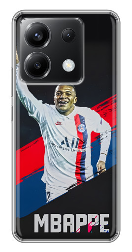 Чехол с печатью "Mbappe в ПСЖ" для Xiaomi POCO X6 5G