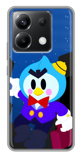 Чехол с картинкой "Мистер Пи с чемоданчиком" для Xiaomi POCO X6 5G