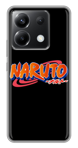 Чехол с принтом "Надпись Naruto" для Xiaomi POCO X6 5G