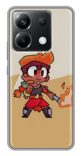 Чехол с картинкой "Нарисованная Amber" для Xiaomi POCO X6 5G