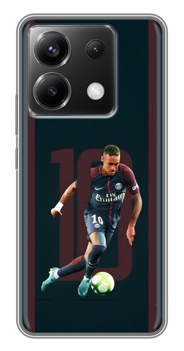 Чехол с картинкой "Неймар 10" для Xiaomi POCO X6 5G