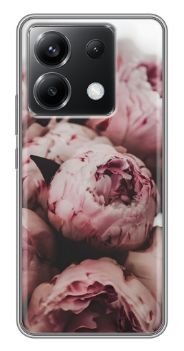 Чехол с печатью "Нежные пионы" для Xiaomi POCO X6 5G