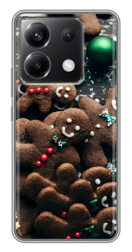 Чехол с печатью "Новогодние человечки" для Xiaomi POCO X6 5G
