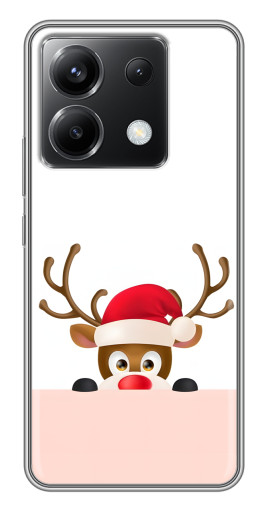 Чехол с принтом "Олень в шапке" для Xiaomi POCO X6 5G