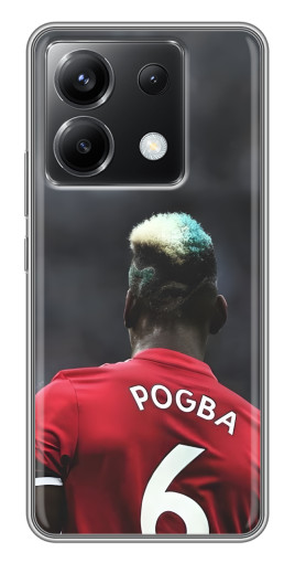 Силиконовый чехол с изображением "Pogba 6" для Xiaomi POCO X6 5G