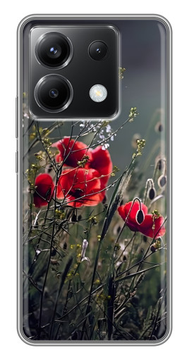Чехол с принтом "Поле цветов" для Xiaomi POCO X6 5G