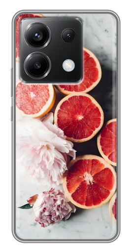 Чехол с печатью "Половинки грейпфрутов" для Xiaomi POCO X6 5G
