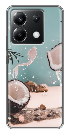 Чехол с печатью "Половинки кокоса" для Xiaomi POCO X6 5G