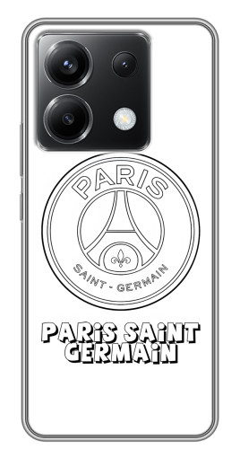 Чехол с картинкой "PSG логотип" для Xiaomi POCO X6 5G