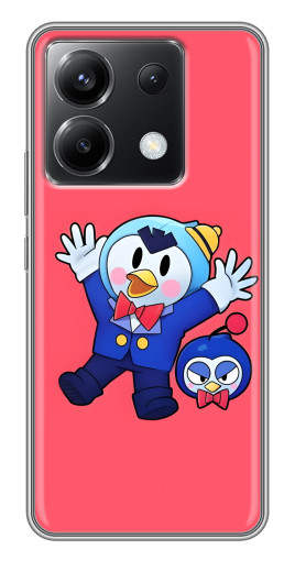 Чехол с печатью "Радостный пингвин" для Xiaomi POCO X6 5G
